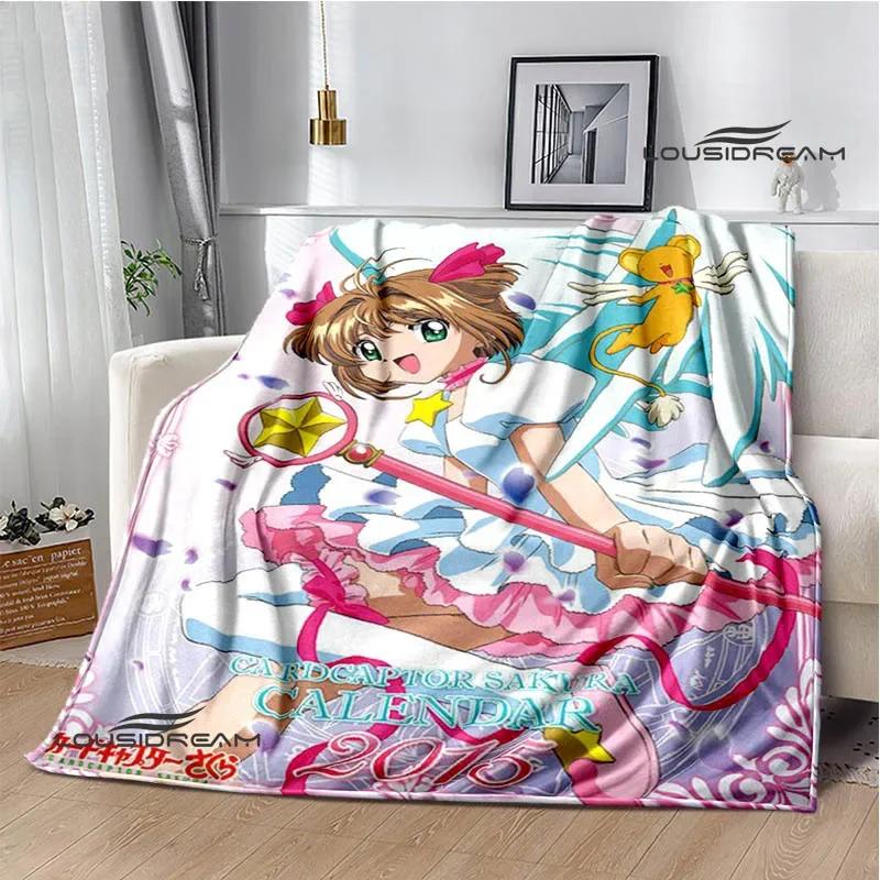 Card Captor Sakura Cartoon Decken Mode Decken Warme Flanell Weiche Bequeme Decke Haus Reise Decke Geburtstagsgeschenk