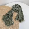 Korean Cotton Retro Scarf  Spring And Autumn New Floral Scarf Fashion Female Thin Breathable Shawl