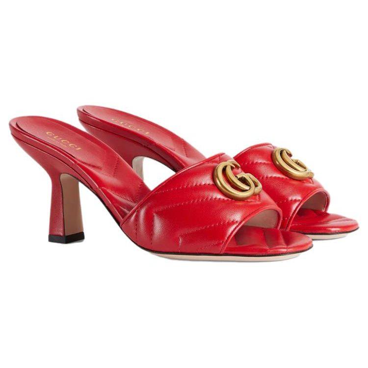 Gucci GG Marmont Mules 674839 BKO00 6549
