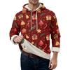 Men's Casual Long-Sleeve Fleece Hoodie With Pockets