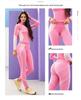 High-Collar Ski & Yoga Wear Set: Butt-Lifting, High-Elasticity, Long-Sleeve Top & Pants for Outdoor Sports