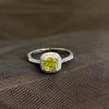 Korean sugar cube zircon open ring casual simple daily versatile index finger ring niche high-end jewelry wholesale