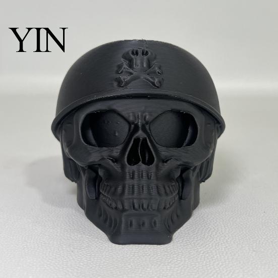 Schwarz und Grau Anhängerkupplungsabdeckung Piraten Totenkopf Anhängerabdeckung, 3D geschnitzte Anhängerkupplungskugel für SUV Einzigartige Stecker Pickup, Staubdichte Schutzkappe Anhängerkupplungskugel,