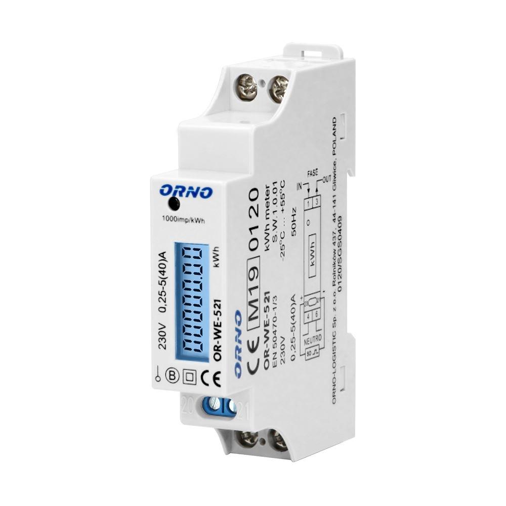 Orno OR-WE-521 MID 1-phase electricity meter