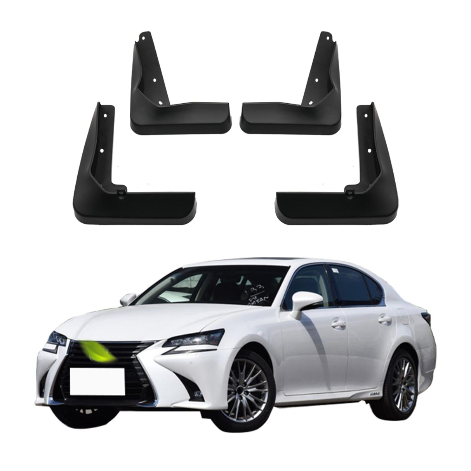 

4 шт. брызговики автомобильные брызговики совместимые с Lexus GS GS200 GS250 GS300 GS350 GS450 L10 2012-2019 LK-19 чёрный