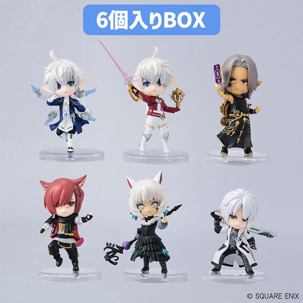 Final Fantasy XIV Miniature Figure Collection 1 BOX Set BOX 6 6 types in total Vol. (1 = figures)