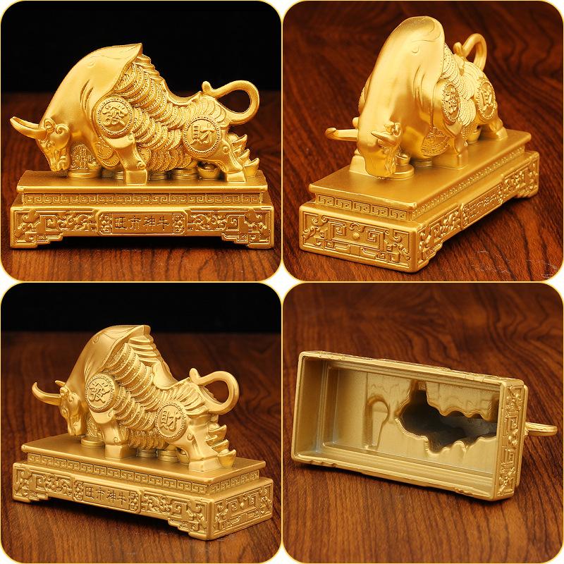 Twelve Zodiac Cow Ornament, Bullish, Wangtian Cai Niu Office, Store Opening, Living Room, Lucky Gifts