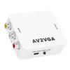 For AV To VGA Conveter Portable 1920x1080 HD AV2VGA Video Converter with USB Cable