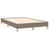 Exclusive House - Slatted Bed Base with Taupe Mattress 120x190 Cm Fabric