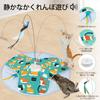 Kasanioo Electric Cat Indoor Rechargeable USB Rechargeable with Motion Cat Toy for Hide and Solo Boredom Relief for Adult Cats and Feather Movement