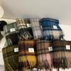 Autumn and Winter Plaid Tassel Scarf Scarf Maillard Day Retro Scarf College Style Plus