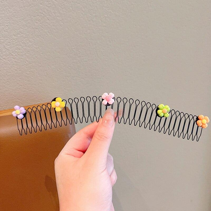 New Fashion Crystal Star Hair Clips Vintage Fixed Inxisible Hair Combs Hairbands For Women Girls Hair Accessories Children Gifts