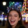 Hair Hoop 2026 Shiny Sequin Headband Elastic Festive Hairband with Plush Ribbons Colorful New Year Party Accessory