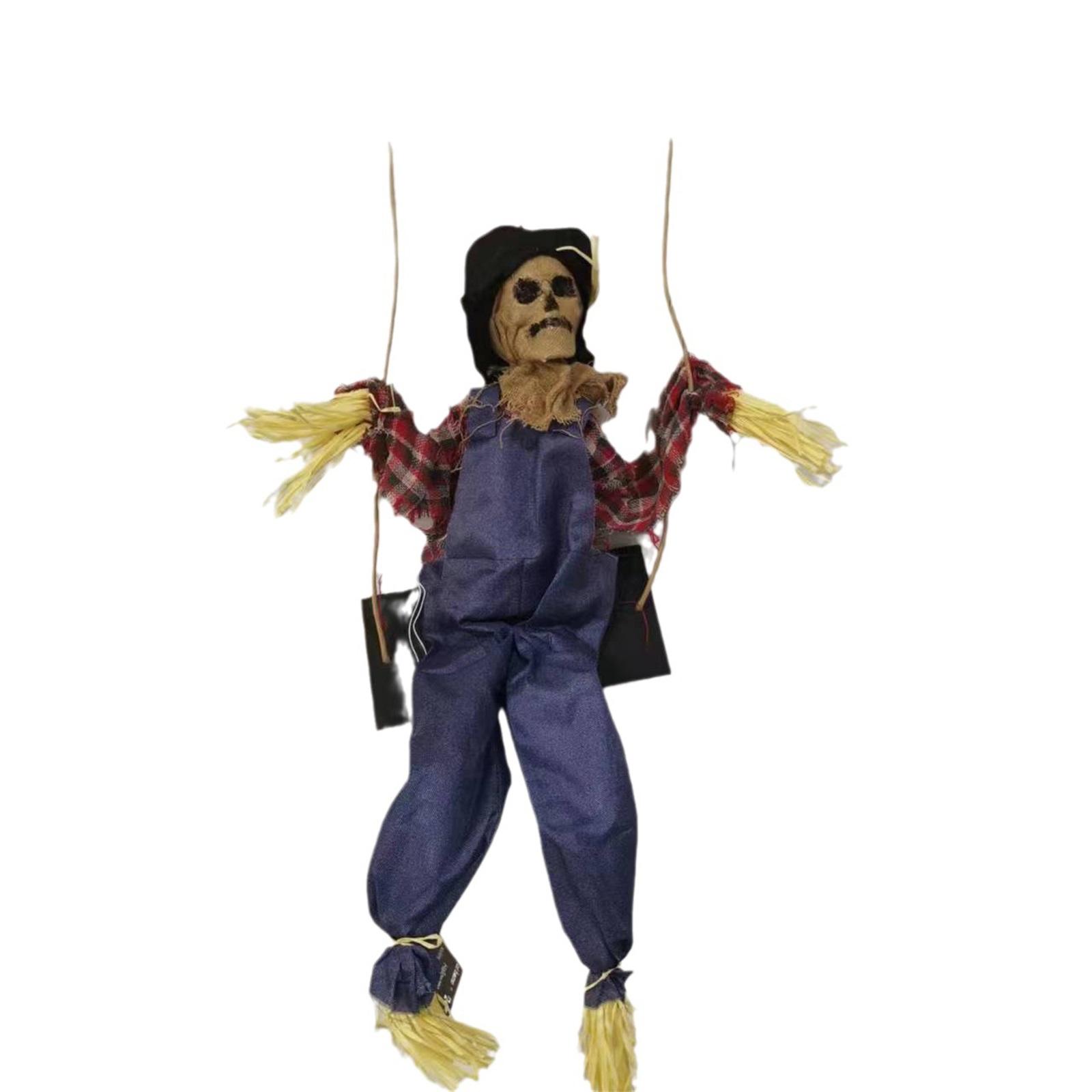 

Electric Swing Straw Skull/ Halloween Decoration Props Ghost/ Festival Haunted House Bar Toys Horror Toys One Size