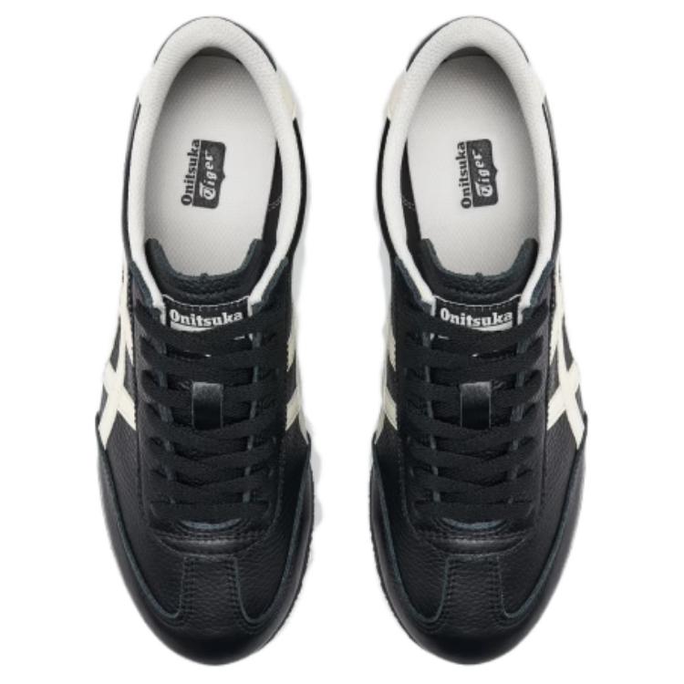 ONITSUKA TIGER Machu Racer Pohodlné Všestranné Protiskluzové Odolné Nízké Neformální Boty Unisex tenisky Černá Bílá 1183B770-002