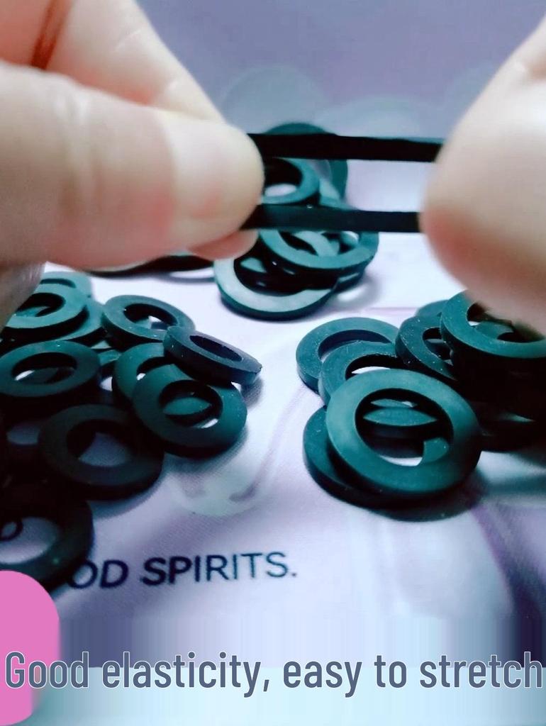 1/6 Inch Nitrile Rubber Sealing Ring for Water Meter, Heater, Pipe, or Shower Hose Gasket.