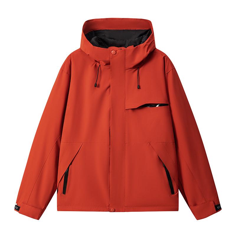

Stylish Outdoor Windproof Waterproof Soft Shell Jacket for Youth M червоний