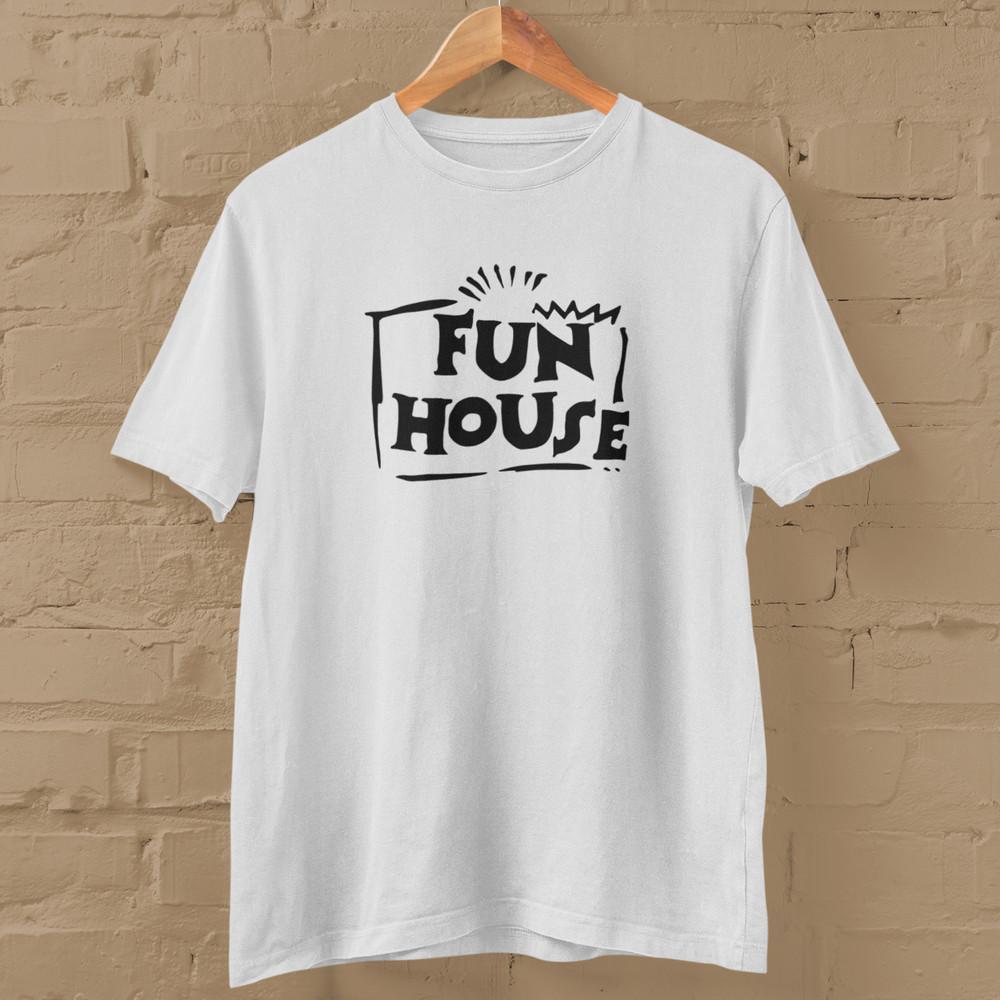 Fun House T-SHIRT (80s 90s kids TV Children s Retro Party fancy dress summer) Unisex T-Shirt XXXL