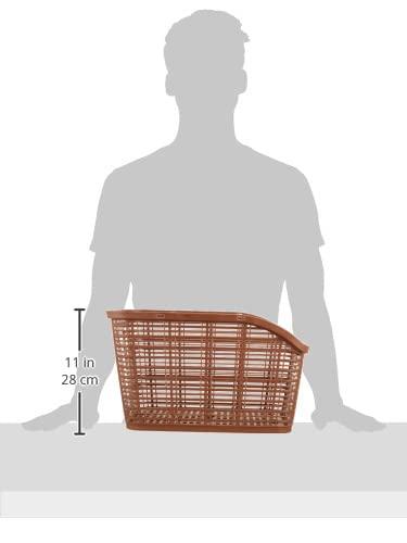 OGK Giken RB-005 Fixed Rear Basket, Dark Brown, for Bicycles