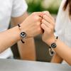 1 Pair Casual Accessory Sun Moon Pattern Couple Bracelet Luminous Adjustable Braided Bracelet Punk Rope Bracelet Couple Wear