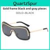 Y2k Frameless Metallic Sunglasses With Colorful Silver Lenses For Outdoor Activities And Fashion
