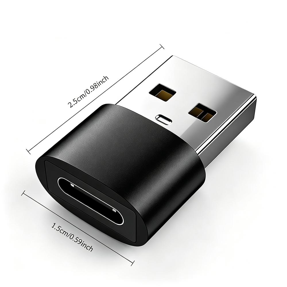 4Pcs USB To Type C OTG Adapter USB USB-C Male To Micro USB Type-c Female Converter For Macbook Samsung S20 USBC OTG Connector 3