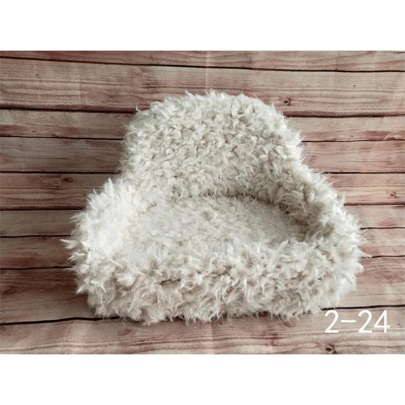 Mini Sofa Newborn Photography Props Chair Full Moon Baby Shooting Sofa Baby Taking Pictures Soft Small Seat Solid Color Sofa