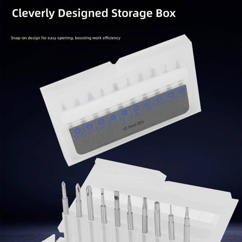 Precisions Screwdriver Set 11Piece Professional Electrical Screwdriver Set Insulation Handle Magnetic Bit