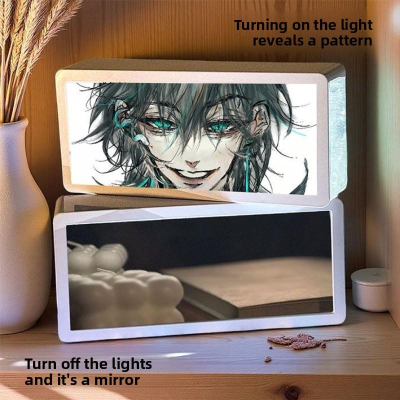 18.8cm/7.4in I’m Not A God of Drama Cartoon LED Night Box Light Anime Peripherals 3D Lamp Party Supplies Ornaments Holiday Gifts