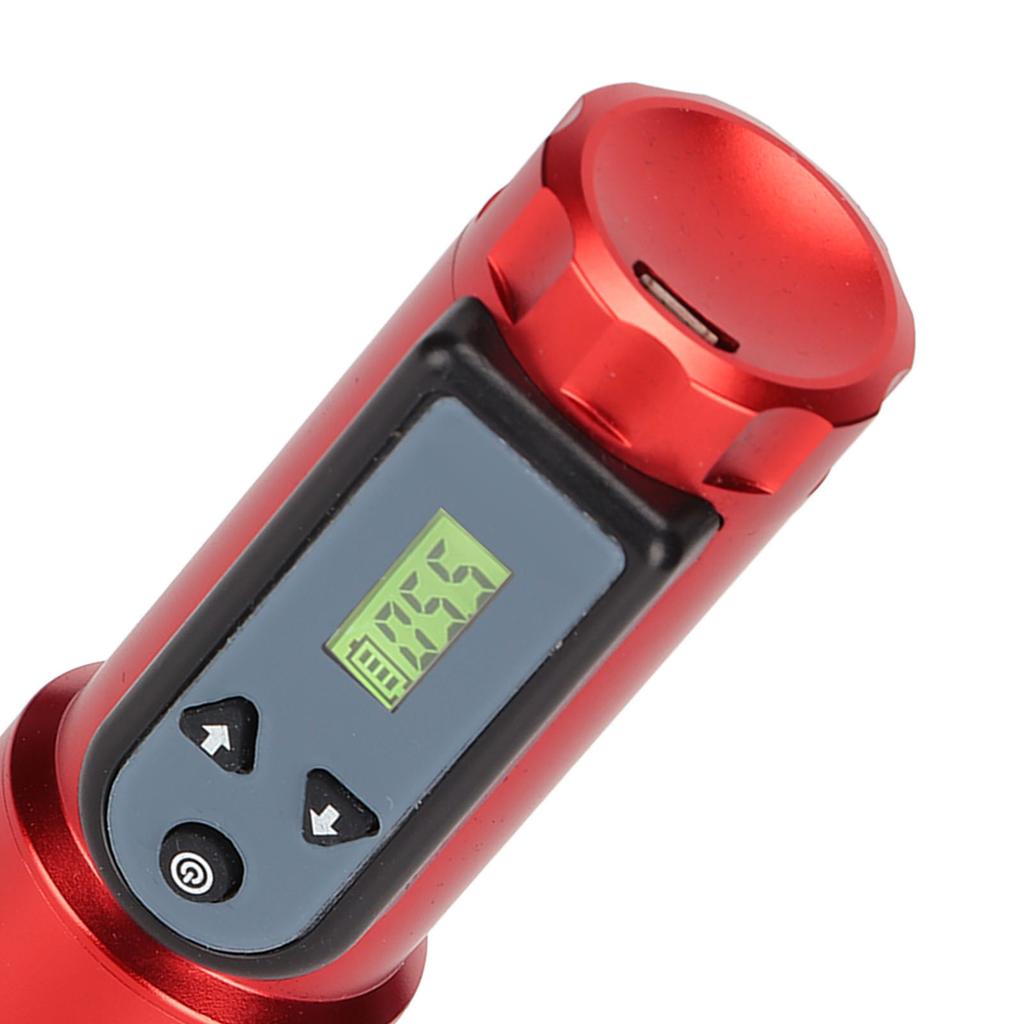 Wireless Tattoo Pen   Tattoo NaMachine Cartridge Needles Coreless Motor Electroplating LCD Display for Beginners