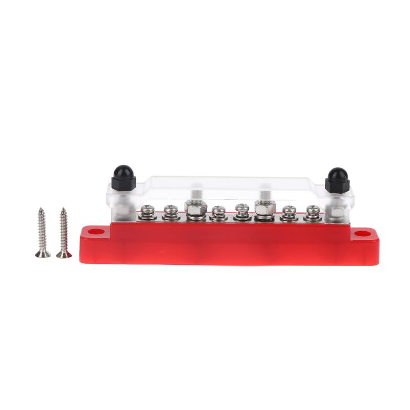 M6 Power Bus Bar Terminal Block Electric Current Distributor For Car Audio System Upgrade and Solar Panel Distribution