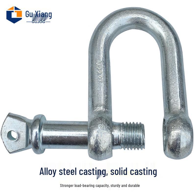Grillo ad D zincato standard GB da 2 tonnellate