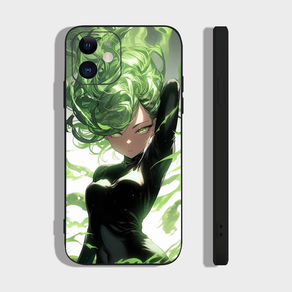 

Чехол для телефона Anime One Punch Man Senritsu No Tatsumaki для iPhone 17 Air 16 15 14 13 Pro Max 11 12 Черный силиконовый чехол IPHONE 15PRO