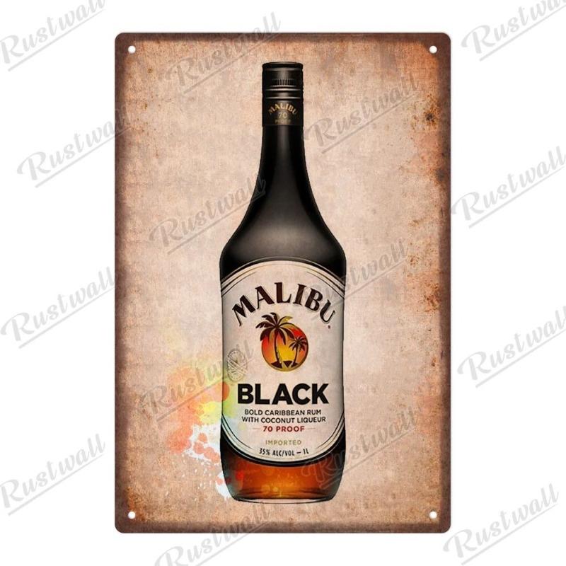 Vintage Beer Metal Sign, New Year Pub Decor Plaque