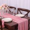 Herbruikbare Chiffon Tafel Runner Effen Kleur Bruiloft Tafel Runner Gaas Tafel Runner Eettafel