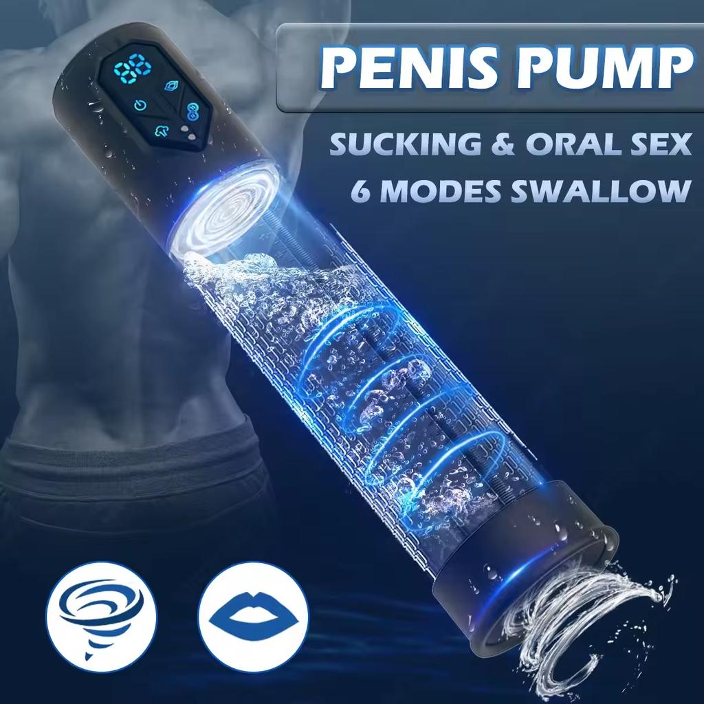 Fully Automatic Electric Penis Pump for Enlargement Man Vacuum Pump Enlargement Extend Pump ,4 Suction Levels,Penis Pump Adultos