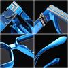 SHAUNA Ins Popular Fashion Square Colorful Sunglasses Women Retro Brand Designer Mirror Eyewear Shades UV400 Men Sun Glasses