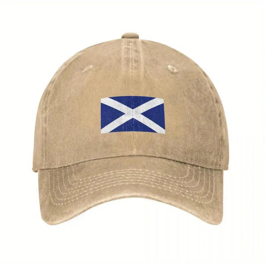 Scotland Flag Scottish St Andrews Cross Baseball Cap Cotton Adjustable Casual Outdoor Sports Adult Cap