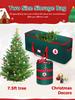 Christmas Tree Storage Bag Waterproof Zippered Bag Holiday Decorations Dustproof Cover Pouch for Costume Props Party Supplies