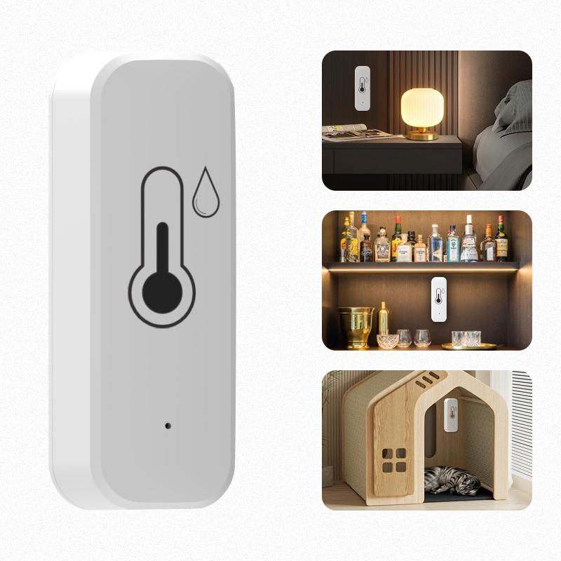 Tuya WIFI Temperature And Humidity Sensor Smart Life APP Remote Monitor Smart Thermo-hygrometer Work With Alexa Google Assistant