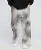 TENER Paint Wide Banding Pants_White Melange