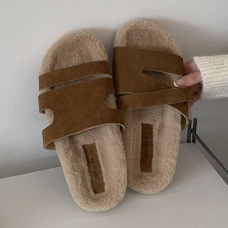 Fashion Flats Fashion Suede Slippers for Women 2025 Autumn New Casual Slingback Shoes Comfortable Soft Casual Shoes Walking Zapatillas