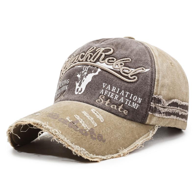 Washed retro baseball cap, made old and adjustable sun hat