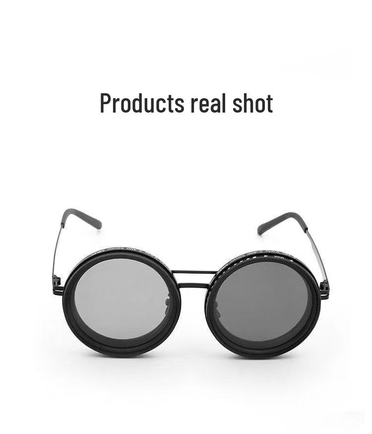 Handmade 9-Level Adjustable UV Polarized Sunglasses with High Light Transmission