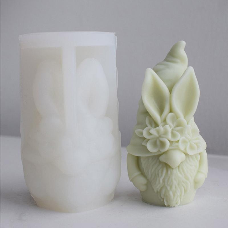 Vánoční trpaslík silikonová forma DIY epoxidová pryskyřice forma stolní ozdoba forma nástroj na výrobu vonné svíčky sádry snadno se čistí