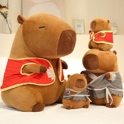 Boneca Kapibara Nezha Fofa Boneca Kapibara Mendiga Brinquedo de Pelúcia Boneca para Dormir na Cama de Menina Presente