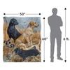 JQ Licensing Jg-Jp Silky Labrador Hunting Supersoft Blanket