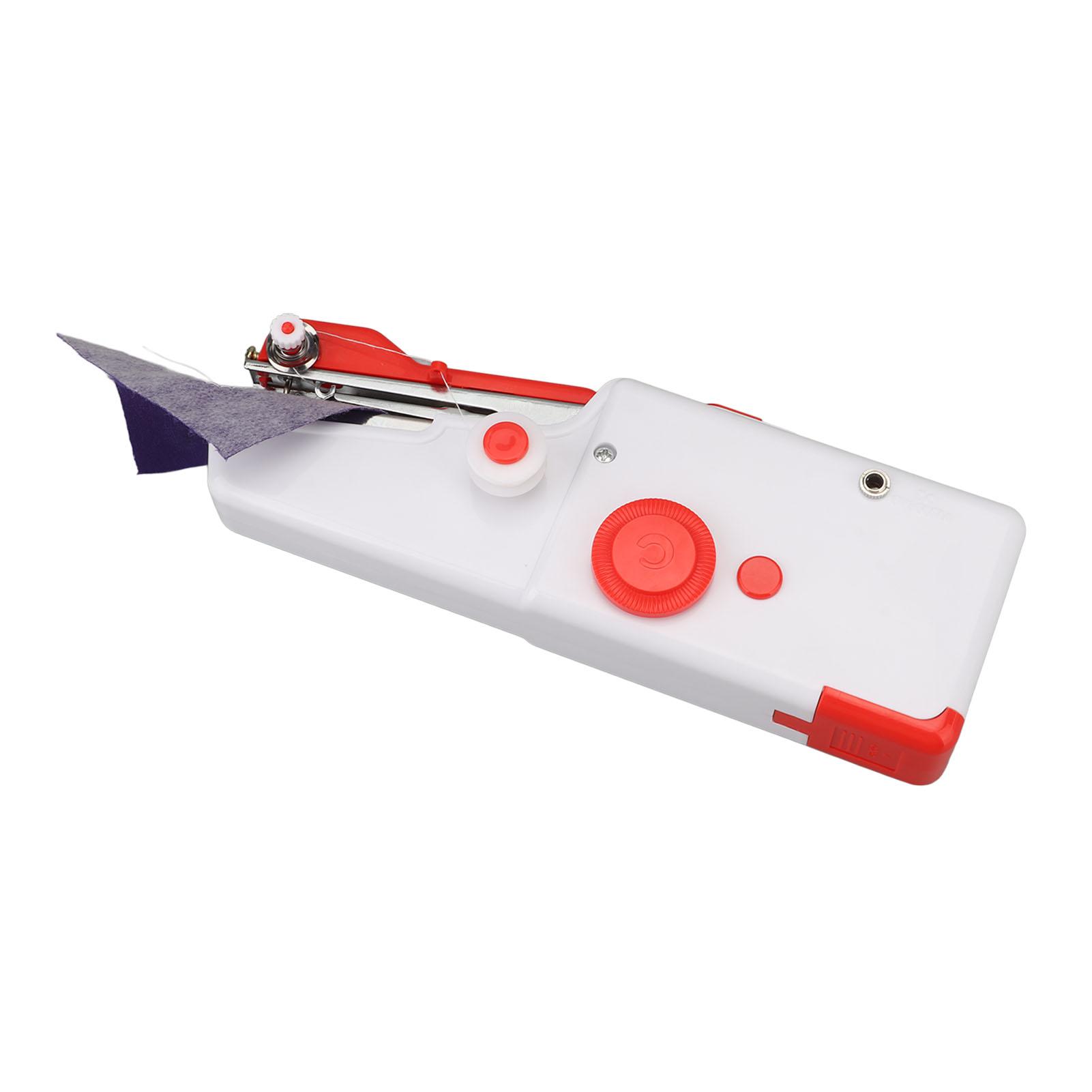 

Ручная швейная машинка Мини Профессиональная Работает от батареек Эргономичная DIY Портативная Электрическая швейная машинка для начинающих Красная