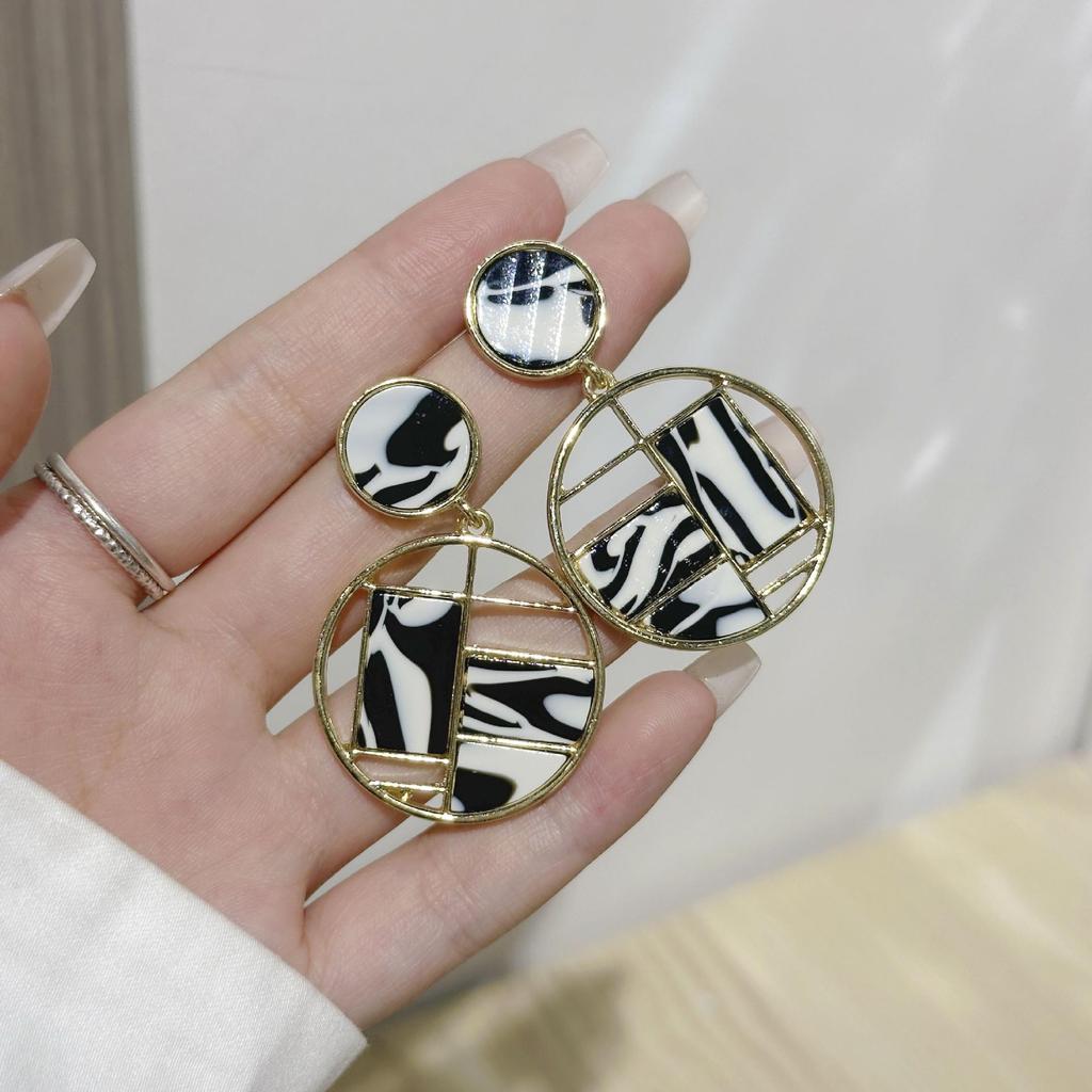 Elegant Floral Bow Earrings - High-End French Design for Women