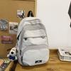 Schoolbag College Style School Bag Male College Student Fashion Junior High School Student Class Backpack Female Simple Large Capacity Backpack Tide